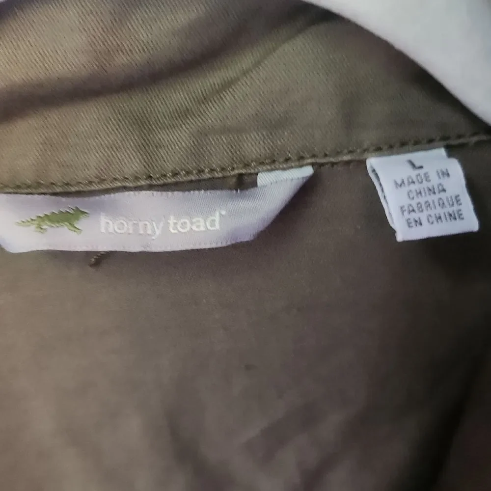 Horny toad women's lightweight jacket L sustainable hippie outdoors - Picture 6 of 7